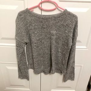 gray sweater